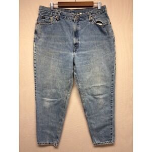 Levi's 512 Tapered Leg Jeans Womens Blue Denim Cotton Slim‎ Fit 5-Pocket 18 Miss